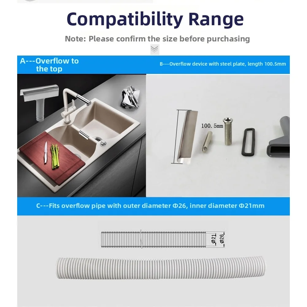 304 Stainless Steel Sink Overf - огляд і ціна Home Improvement Kitchen Set