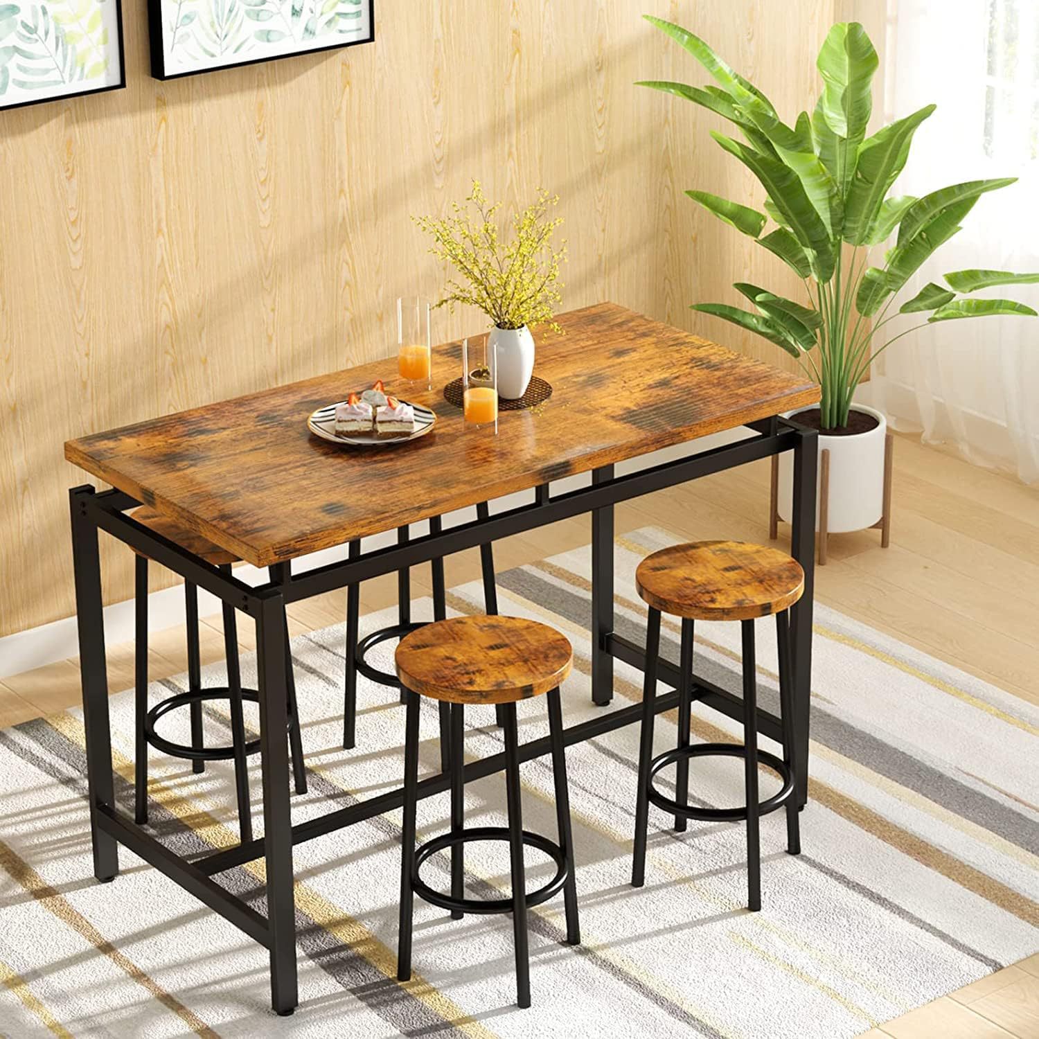 Dining table and chairs five-p - огляд і ціна Home Improvement Kitchen Set