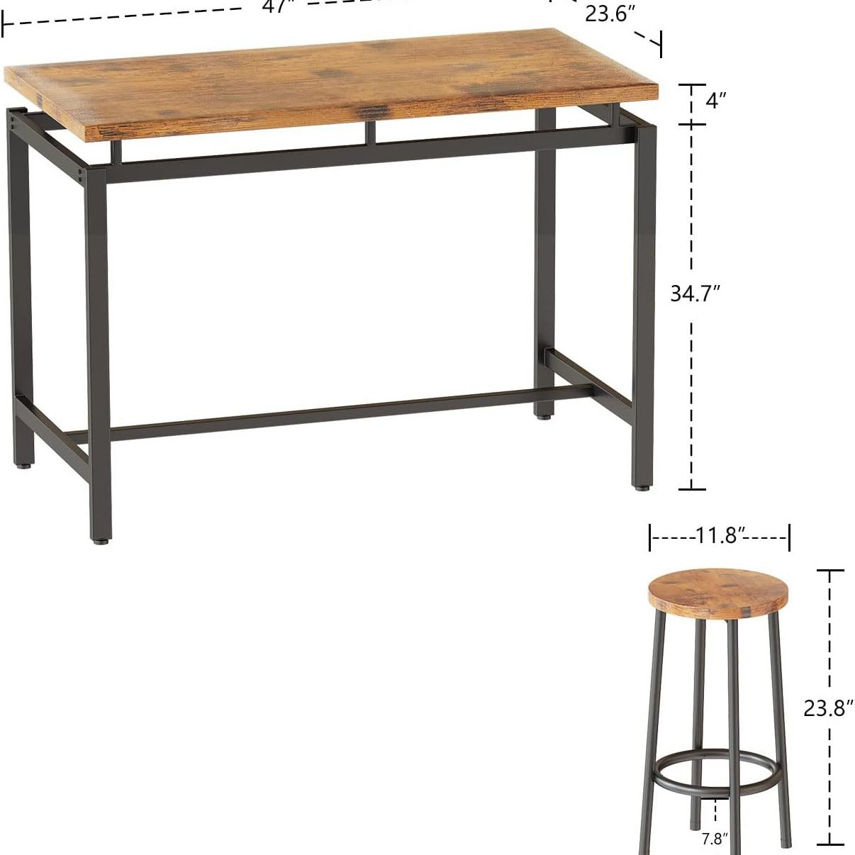 Dining table and chairs five-p - огляд і ціна Home Improvement Kitchen Set