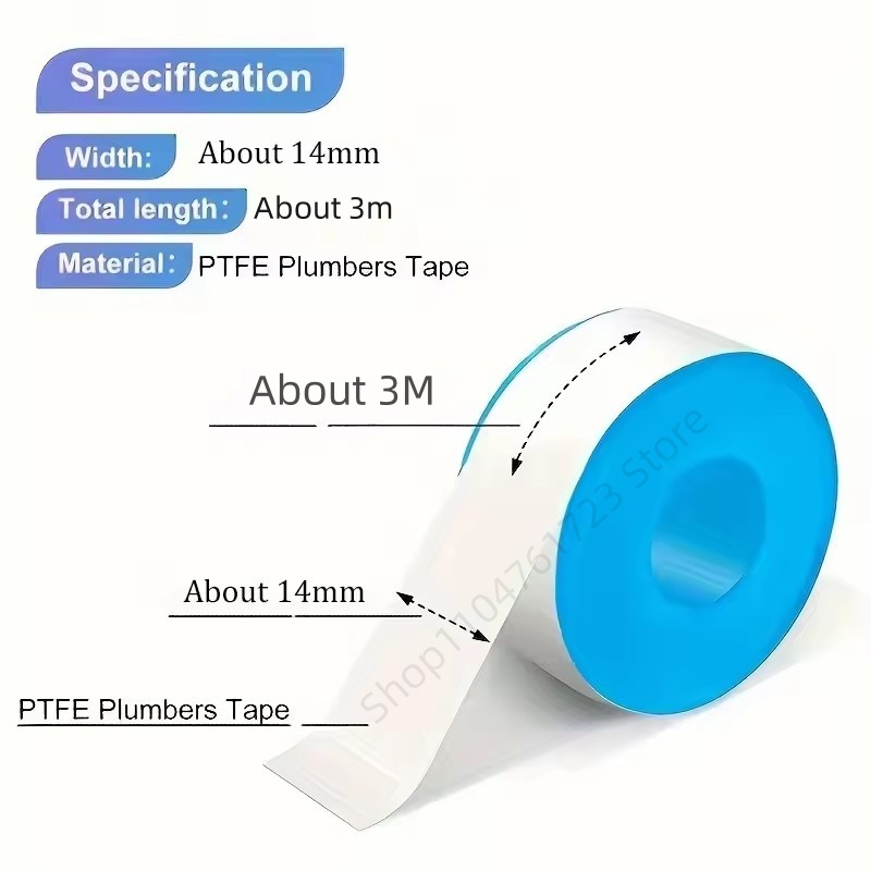 1/5Pcs PTFE Water Pipe Tape Oi - огляд і ціна Plumbing Tape Ptfe