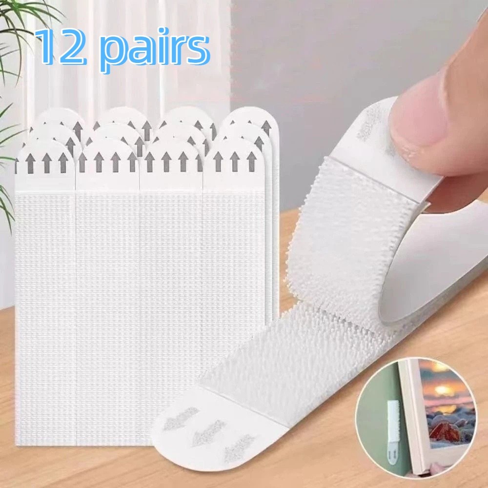 12 Pairs Heavy Duty Picture Ha - огляд і ціна Picture Hanging Strip