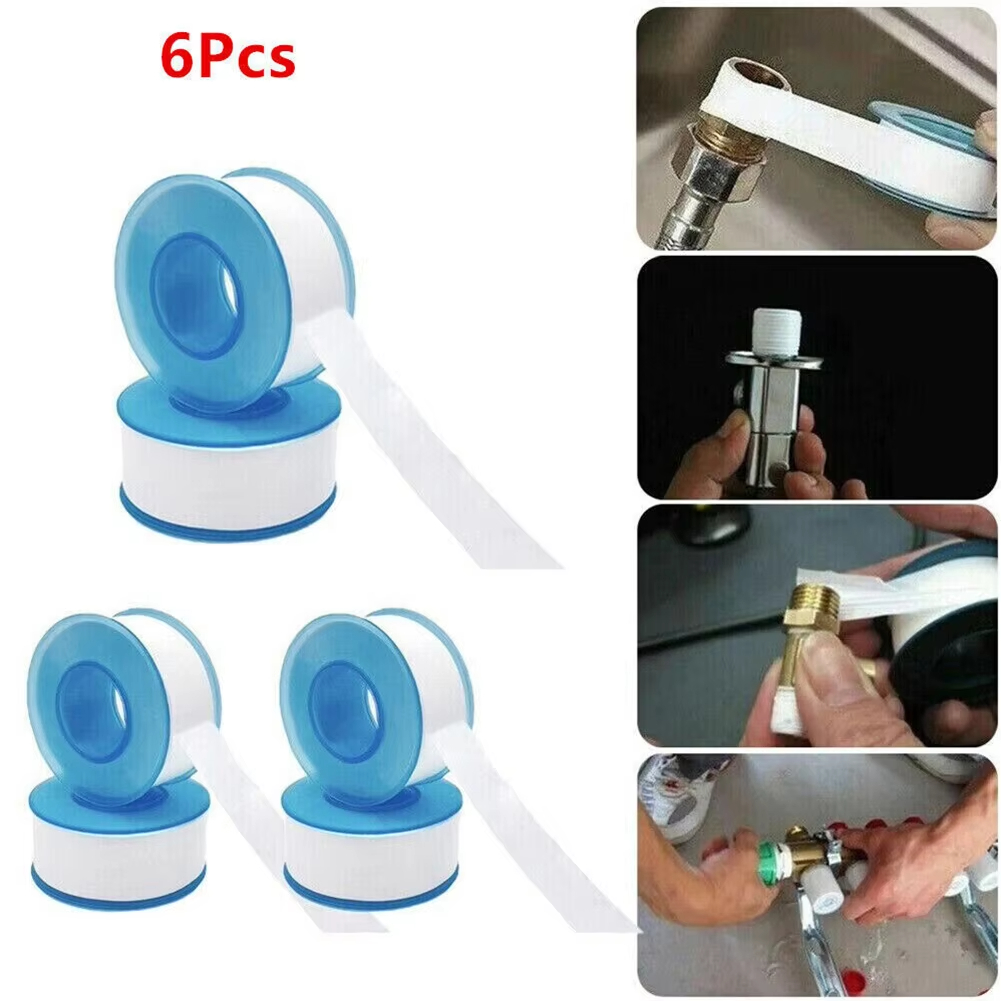 6Pcs PTFE White Threaded Seali - огляд і ціна Plumbing Tape Ptfe
